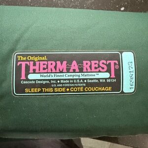 Therm A Rest self inflating Camping sleep pad